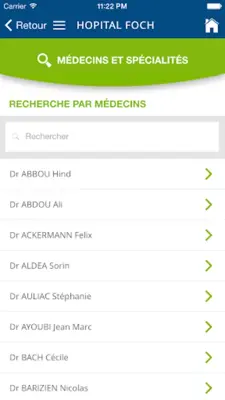 Hôpital Foch android App screenshot 0